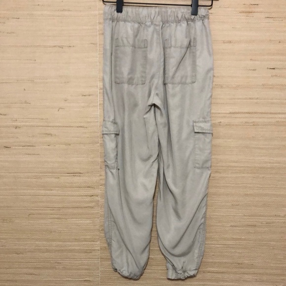 Gap Khaki Pull-On Elastic Waist Drawstring Cargo Jogger Pants 10 Girl - Picture 9 of 12